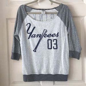 VS Pink Yankee sweatshirt